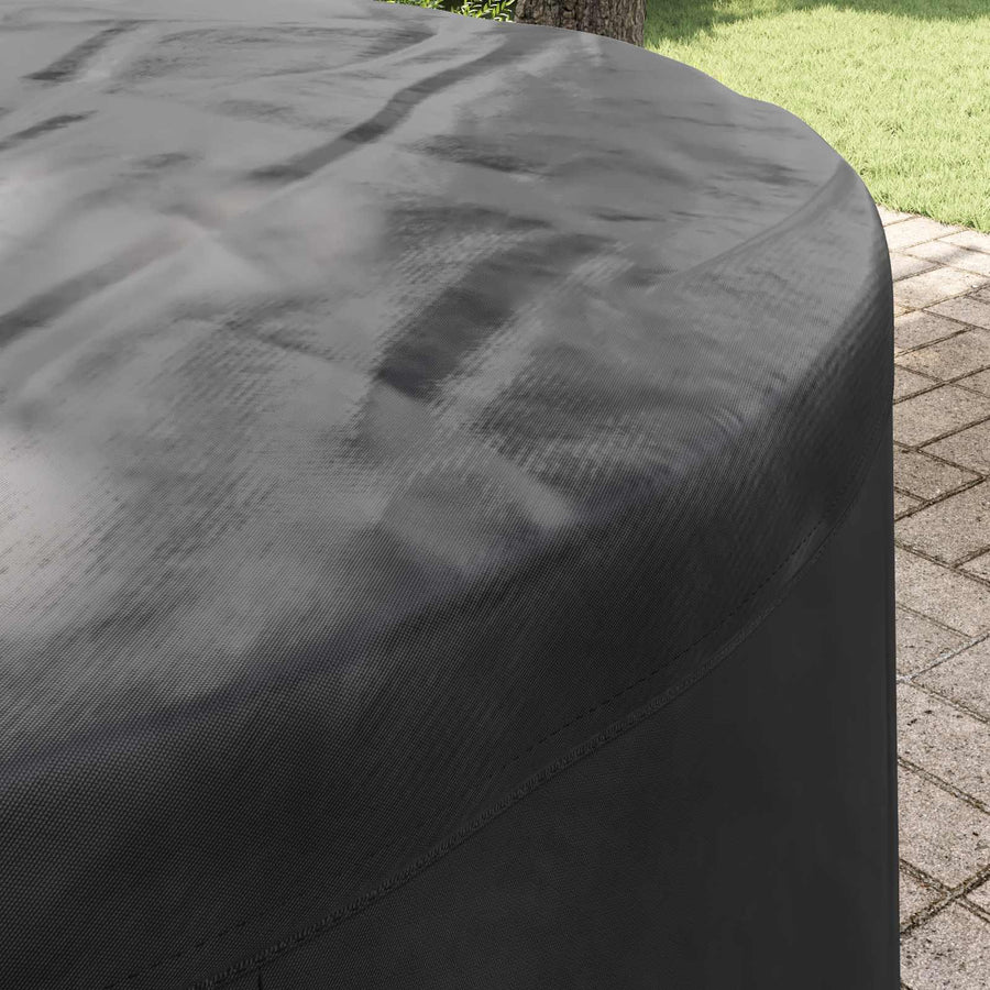 Hoes voor tuinmeubelen Zwart 102 x 102 x 71 cm 210D stof