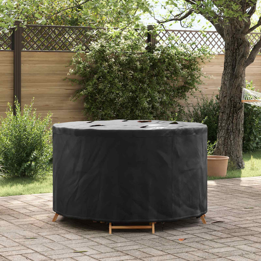 Hoes voor tuinmeubelen Zwart 102 x 102 x 71 cm 210D stof