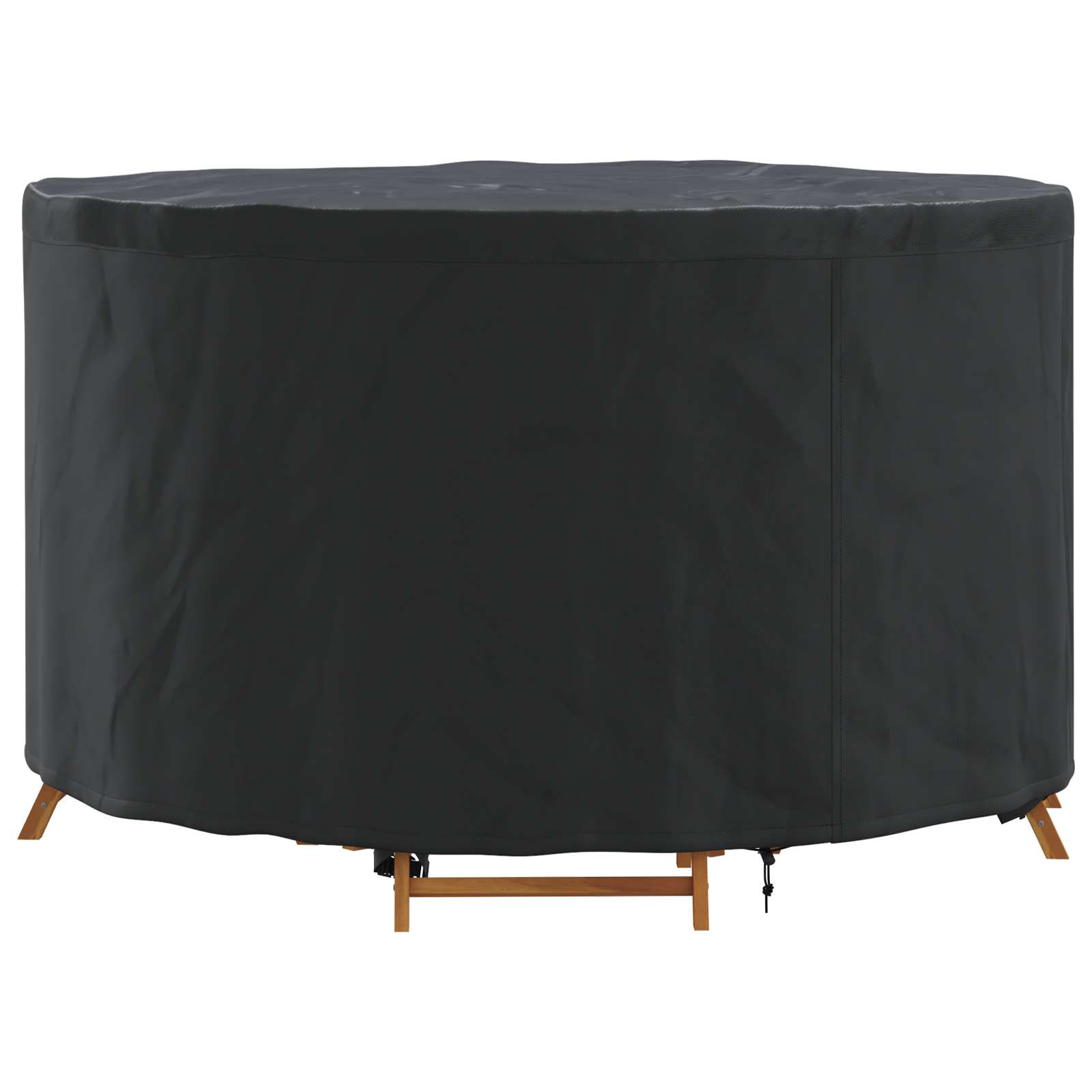 Hoes voor tuinmeubelen Zwart 102 x 102 x 71 cm 600D stof