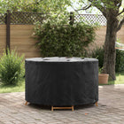 Tuinmeubelhoes 128x128x71 cm zwart 210D stof