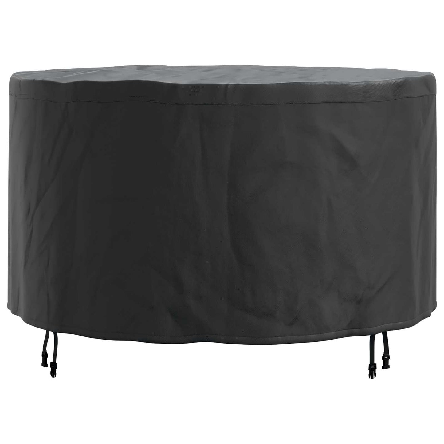 Hoes voor tuinmeubelen Zwart 128 x 128 x 71 cm 210D stof