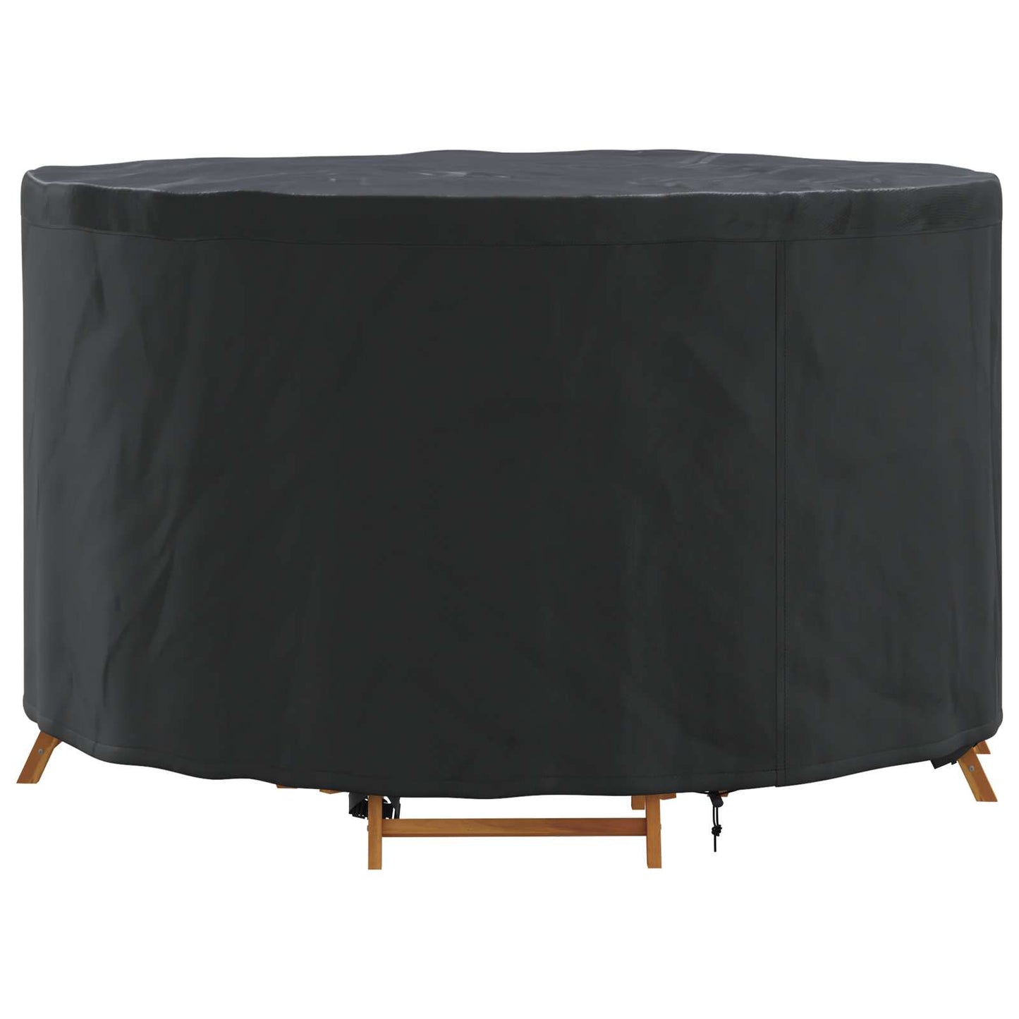 Hoes voor tuinmeubelen Zwart 128 x 128 x 71 cm 210D stof