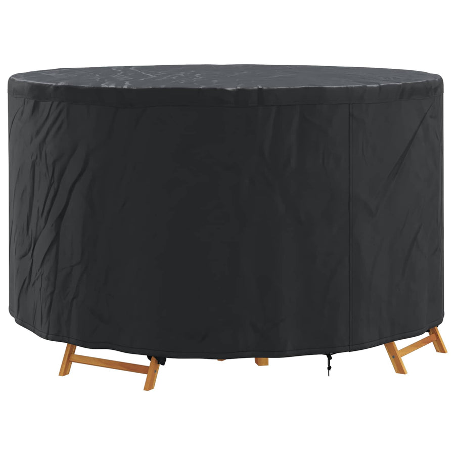 Hoes voor tuinmeubelen Zwart 157 x 157 x 71 cm 420D stof
