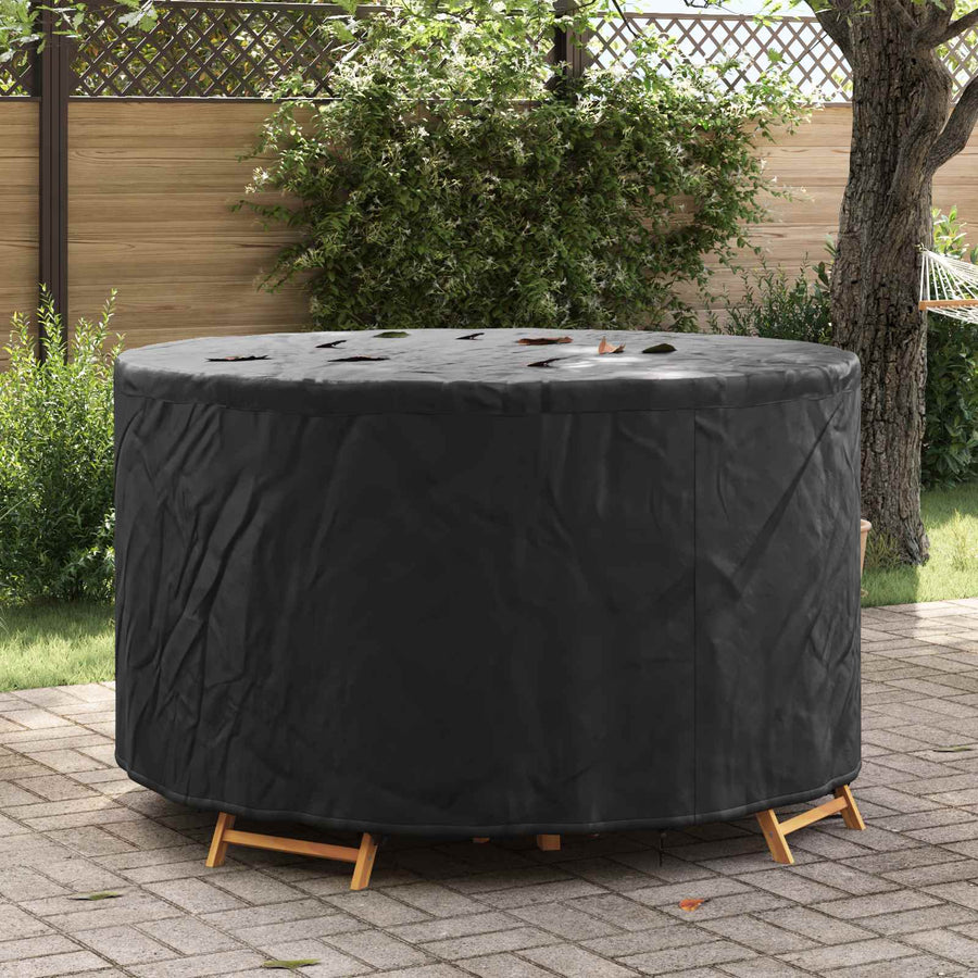 Hoes voor tuinmeubelen Zwart 157 x 157 x 85 cm 210D stof