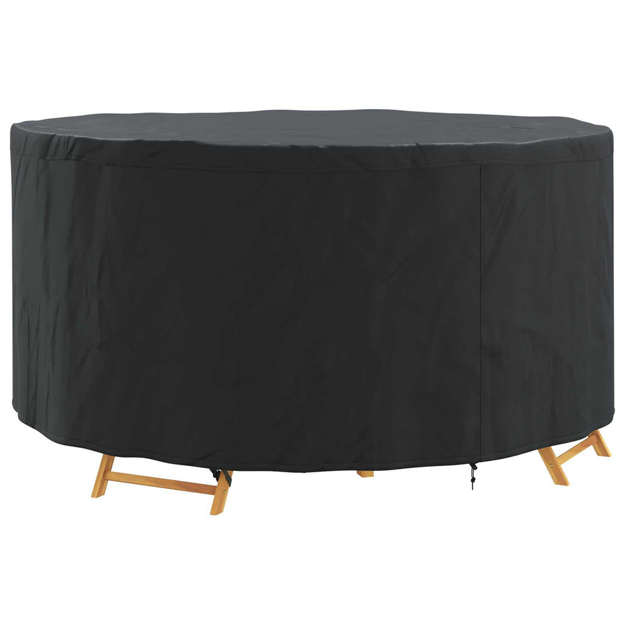 Hoes voor tuinmeubelen Zwart 182 x 182 x 71 cm 210D stof