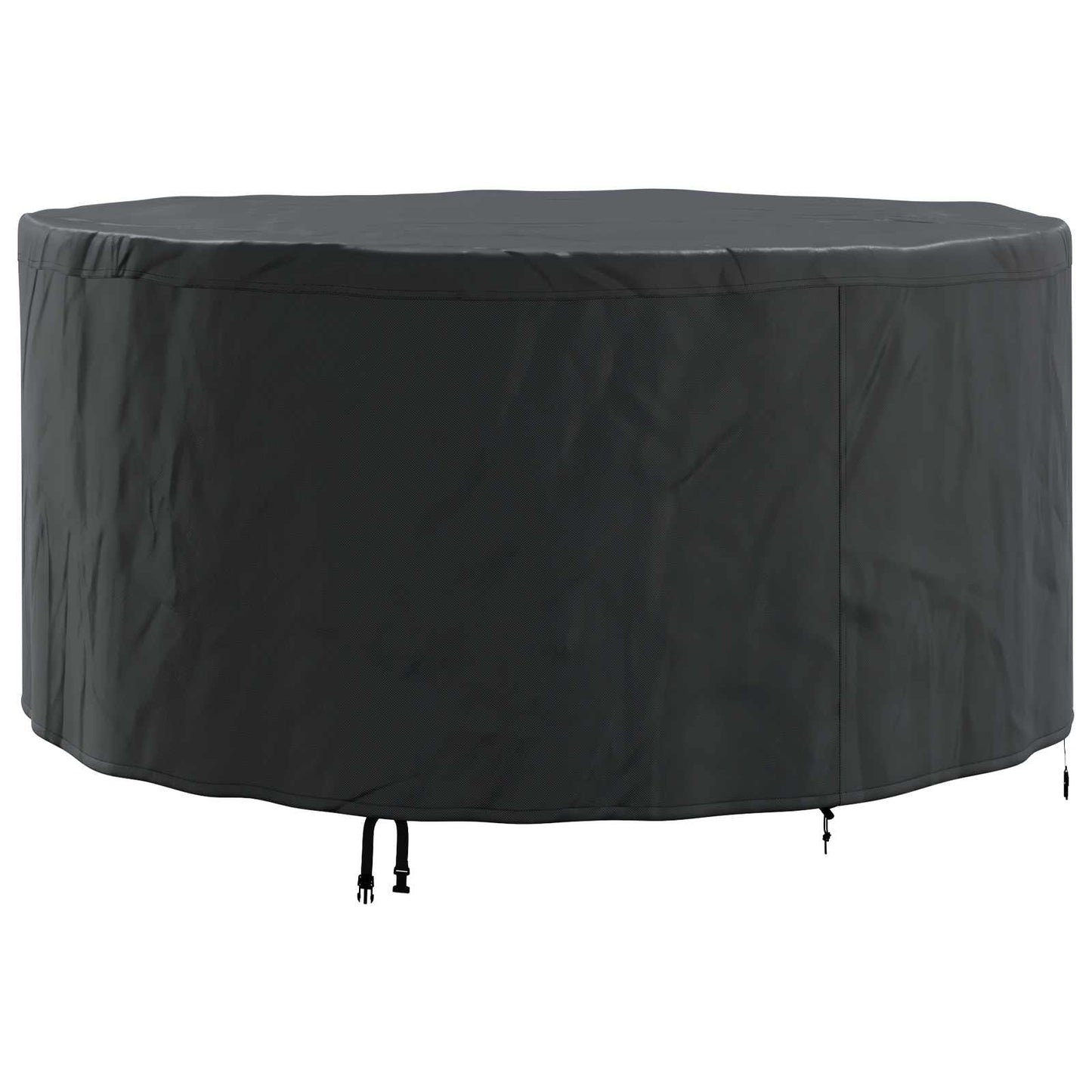 Hoes voor tuinmeubelen Zwart 182 x 182 x 85 cm 600D stof