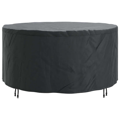Hoes voor tuinmeubelen Zwart 182 x 182 x 85 cm 600D stof