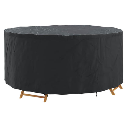 Hoes voor tuinmeubelen Zwart 200 x 200 x 85 cm 210D stof