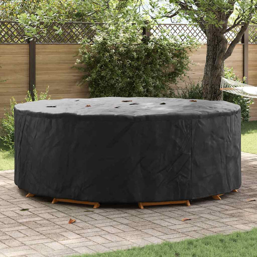 Buitenmeubelhoes Zwart 244 x 244 x 71 cm 210D oxford stof