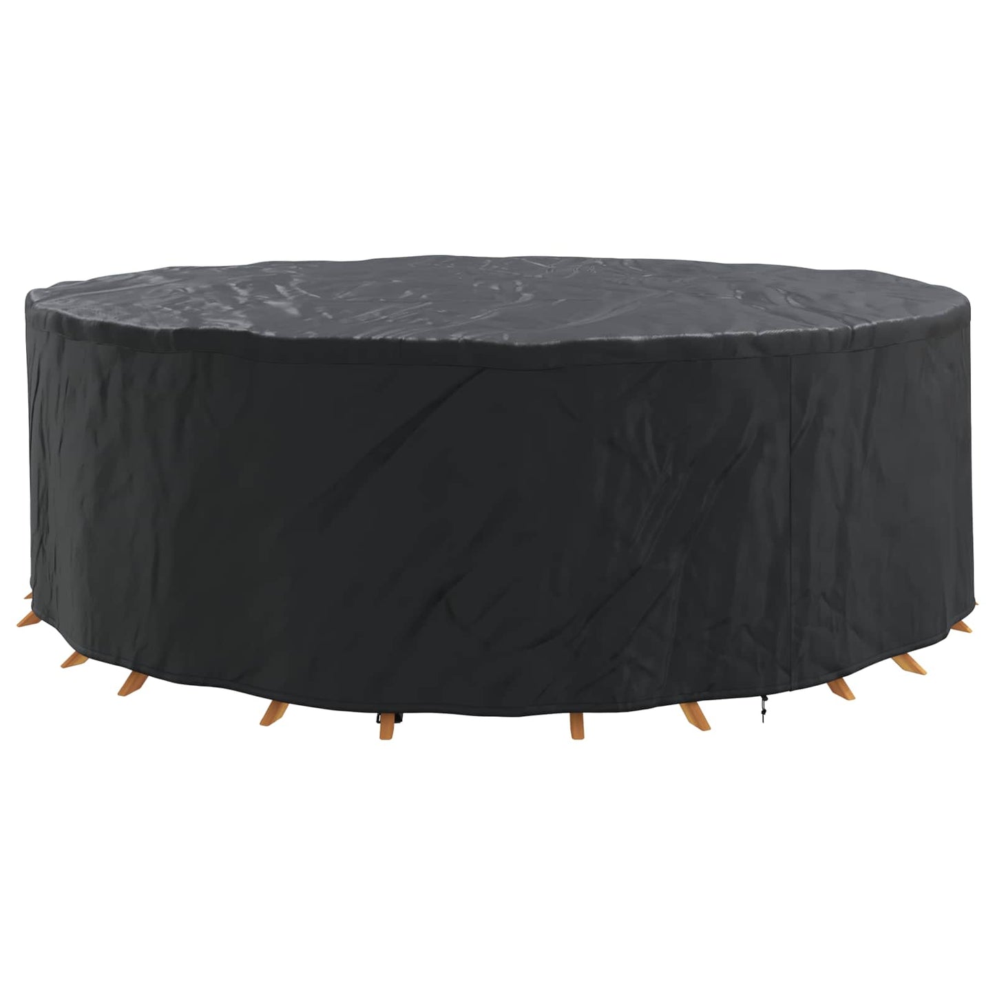 Hoes voor tuinmeubelen Zwart 279 x 279 x 71 cm 420D stof