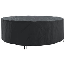 Hoes voor tuinmeubelen Zwart 279 x 279 x 71 cm 600D stof