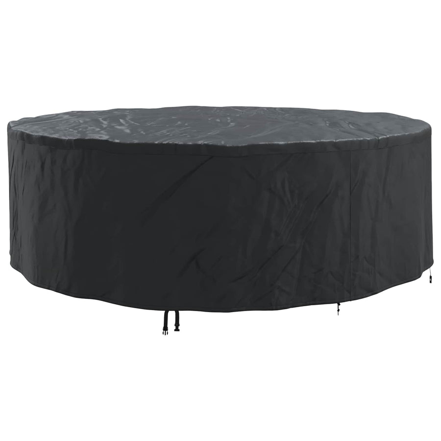 Hoes voor tuinmeubelen Zwart 279 x 279 x 71 cm 600D stof