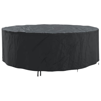 Hoes voor tuinmeubelen Zwart 279 x 279 x 105 cm 600D stof