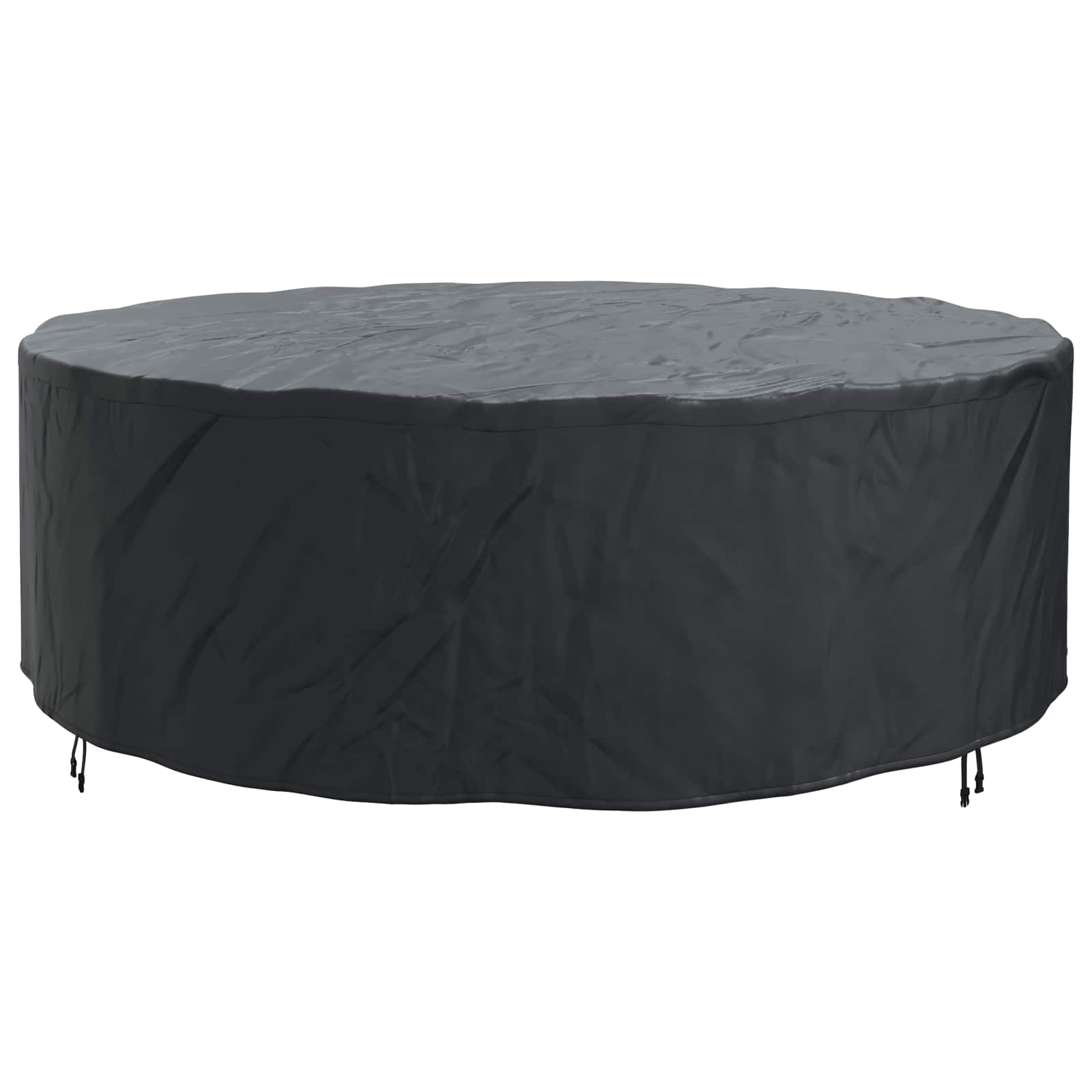 Hoes voor tuinmeubelen Zwart 279 x 279 x 105 cm 600D stof