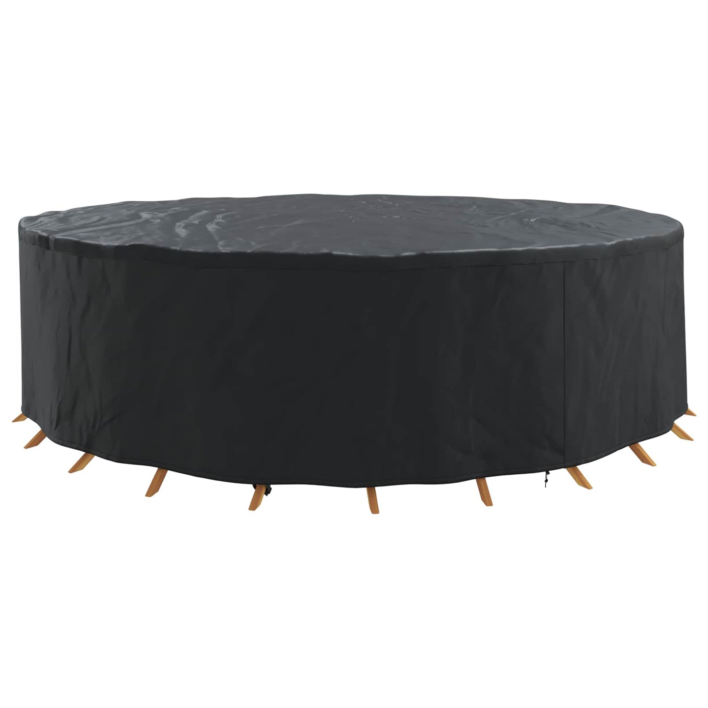 Hoes voor tuinmeubelen Zwart 320 x 320 x 85 cm 420D stof