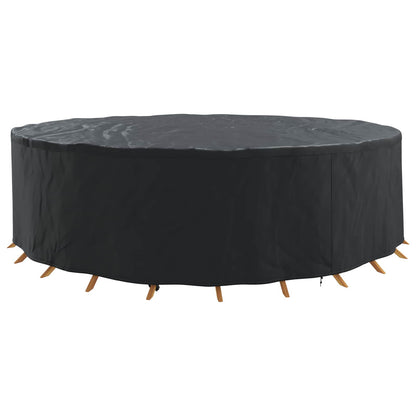 Hoes voor tuinmeubelen Zwart 320 x 320 x 85 cm 420D stof