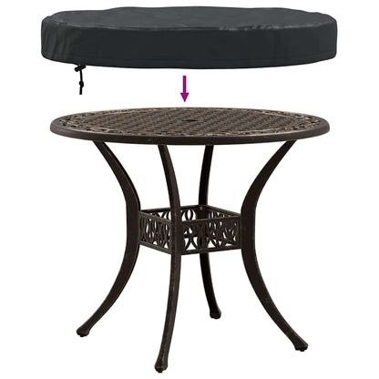Buiten Tafel Hoes Zwart 62 x 62 x 10 cm 210D stof