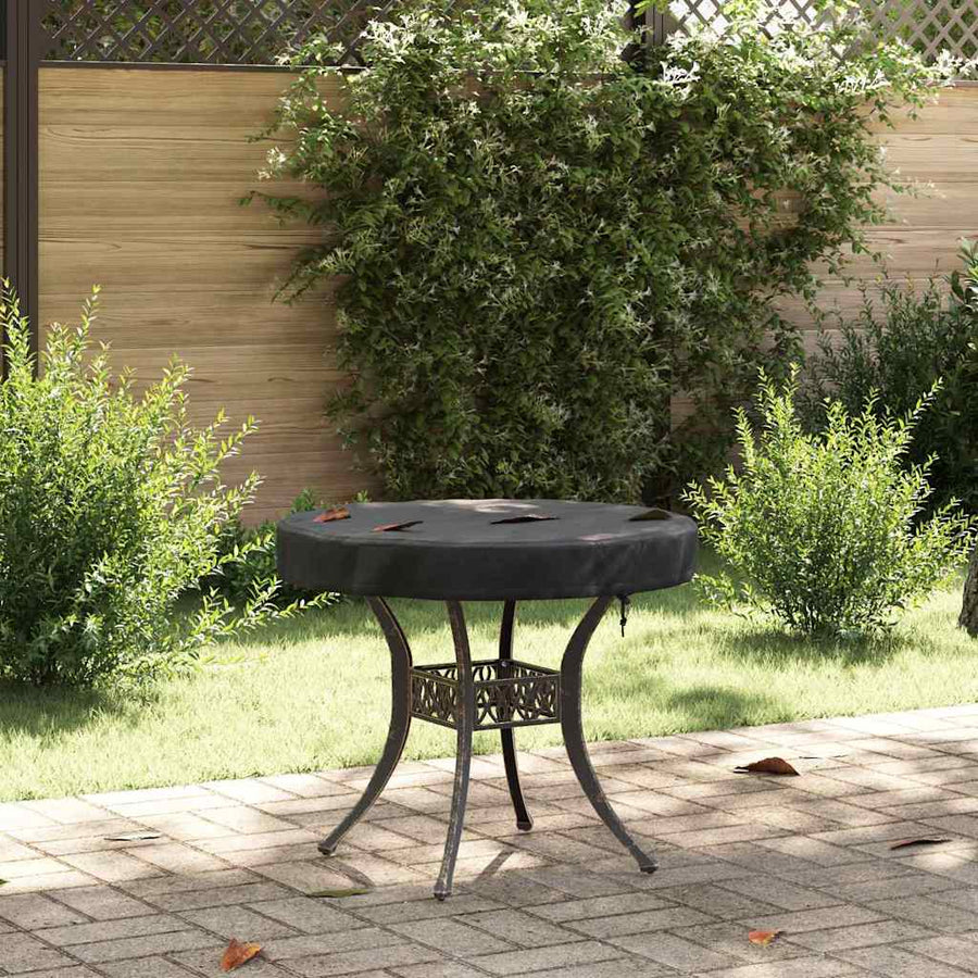 Buiten Tafel Hoes Zwart 72 x 72 x 10 cm 210D stof