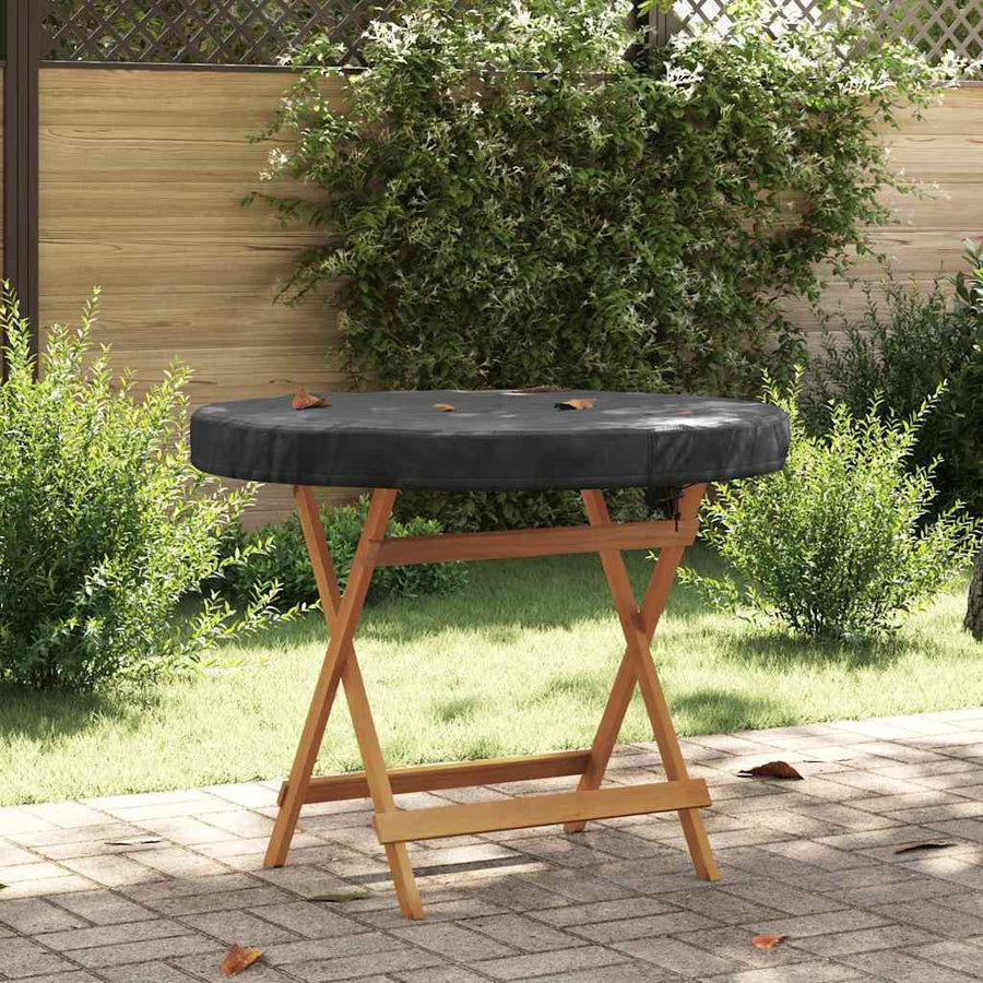 Buiten Tafel Hoes Zwart 102 x 102 x 10 cm 210D stof