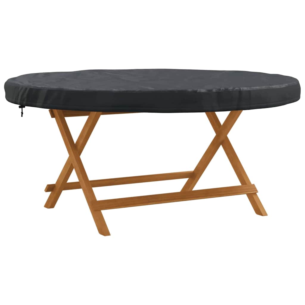 Buitenmeubelhoes Zwart 142 x 142 x 10 cm 210D oxford stof