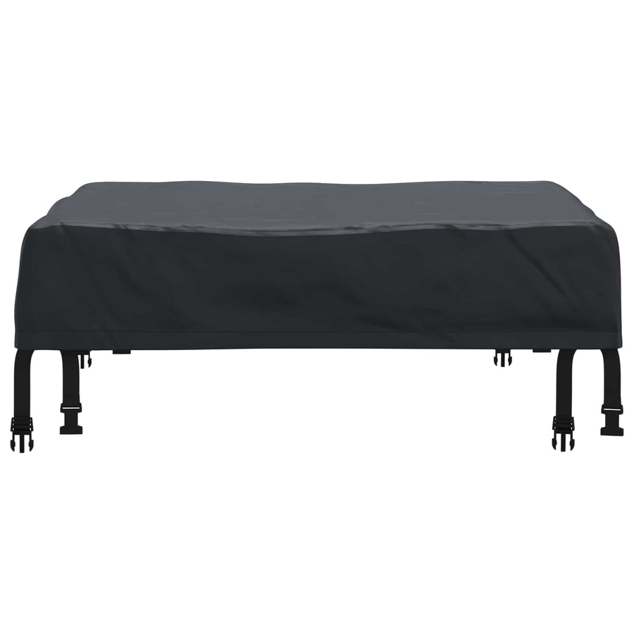 Tafel Dek Effen Zwart 62 x 62 x 15 cm Stof