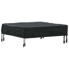 Tafel Dek Effen Zwart 62 x 62 x 15 cm Stof