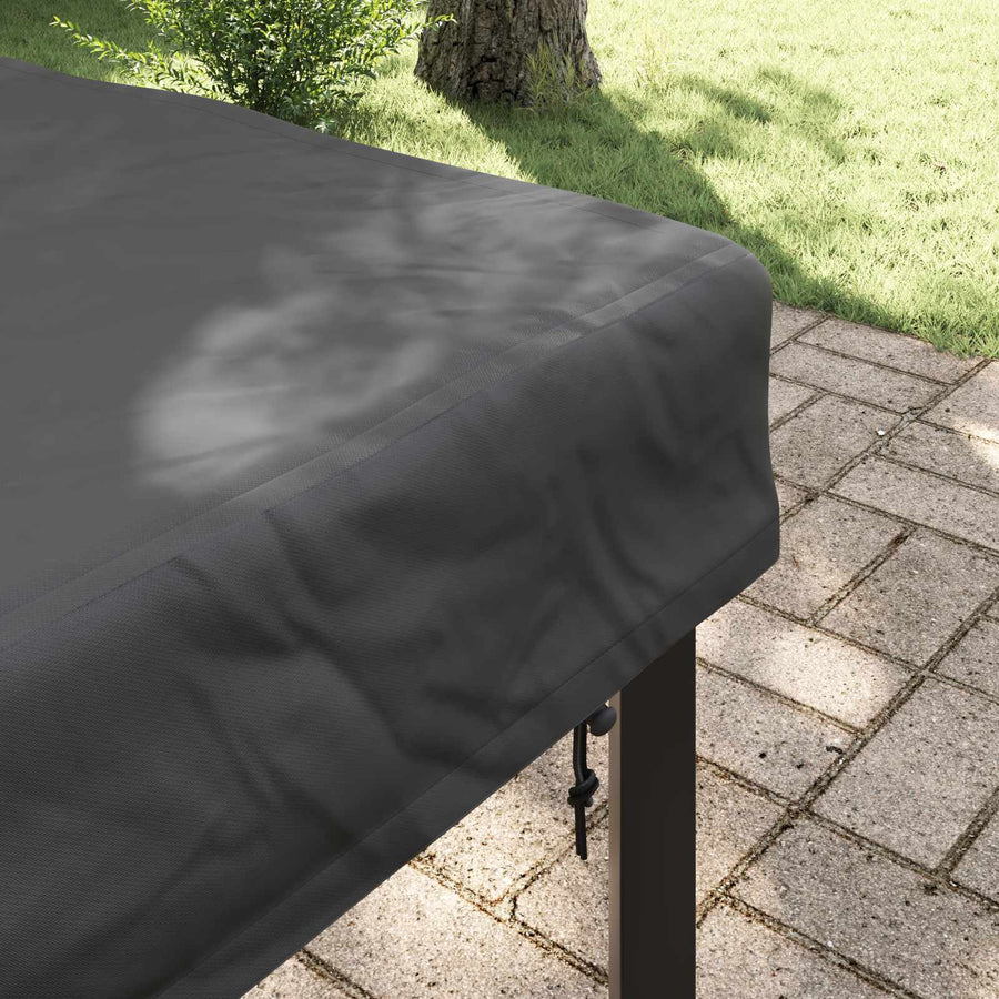 Tafel Dek Effen Zwart 82 x 82 x 15 cm Stof