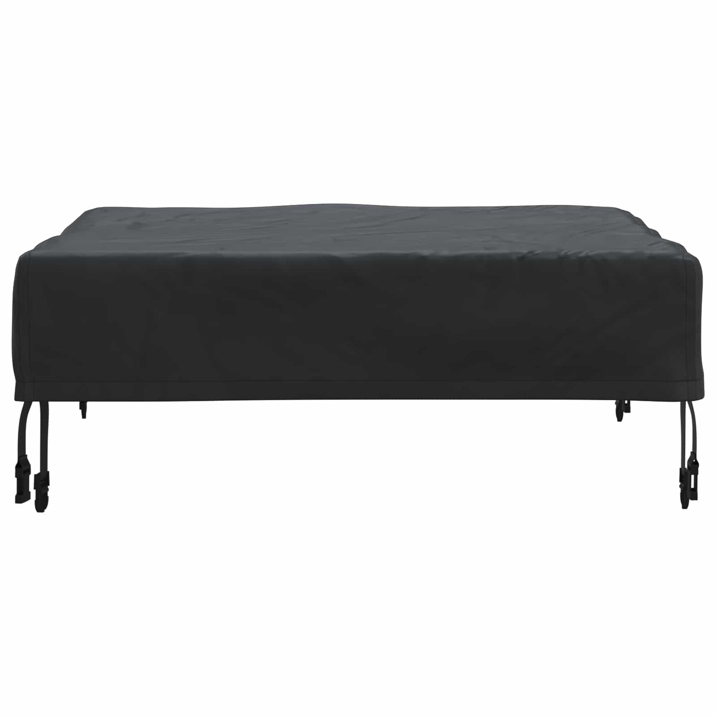 Tafel Dek Effen Zwart 82 x 82 x 15 cm Stof
