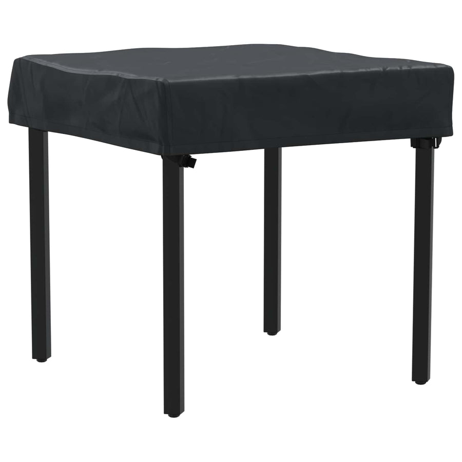 Tafel Dek Effen Zwart 82 x 82 x 15 cm Stof