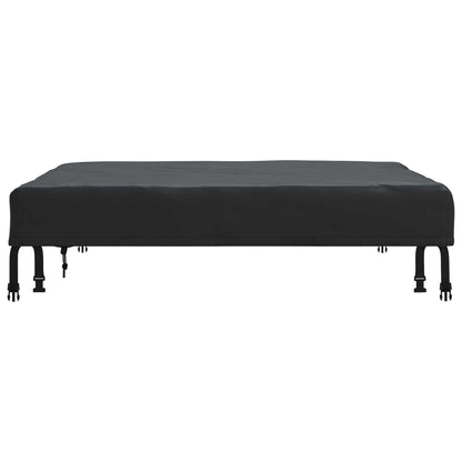 Tafel Dek Effen Zwart 92 x 92 x 15 cm Stof