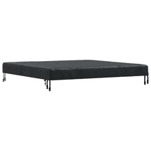 Tafel Dek Effen Zwart 142 x 142 x 15 cm Stof