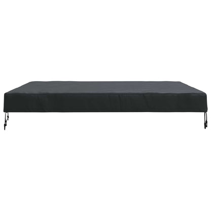 Tafel Dek Effen Zwart 142 x 142 x 15 cm Stof