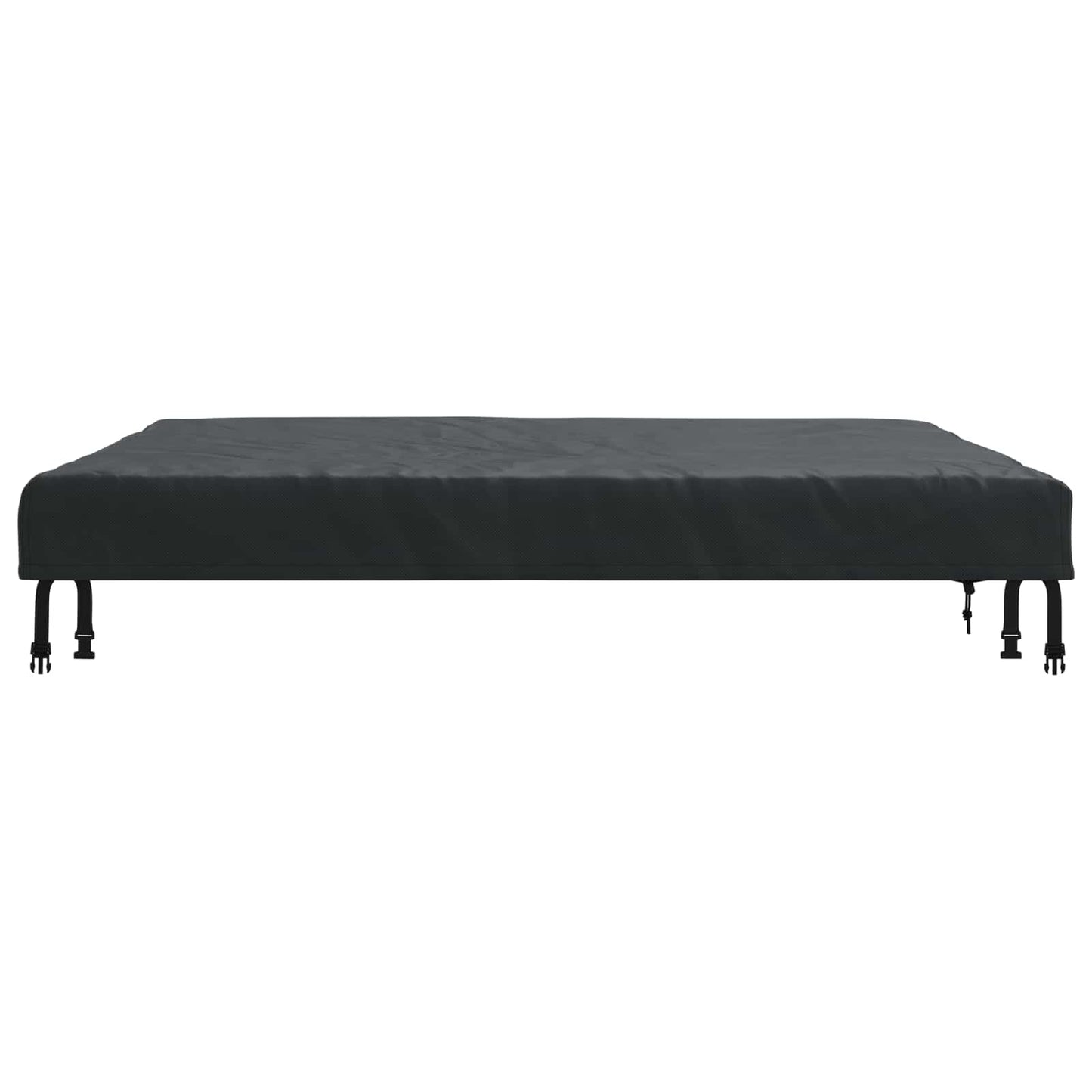 Tafel Dek Effen Zwart 142 x 142 x 15 cm Stof