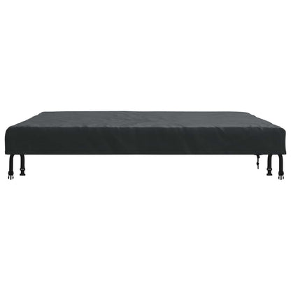 Tafel Dek Effen Zwart 142 x 142 x 15 cm Stof