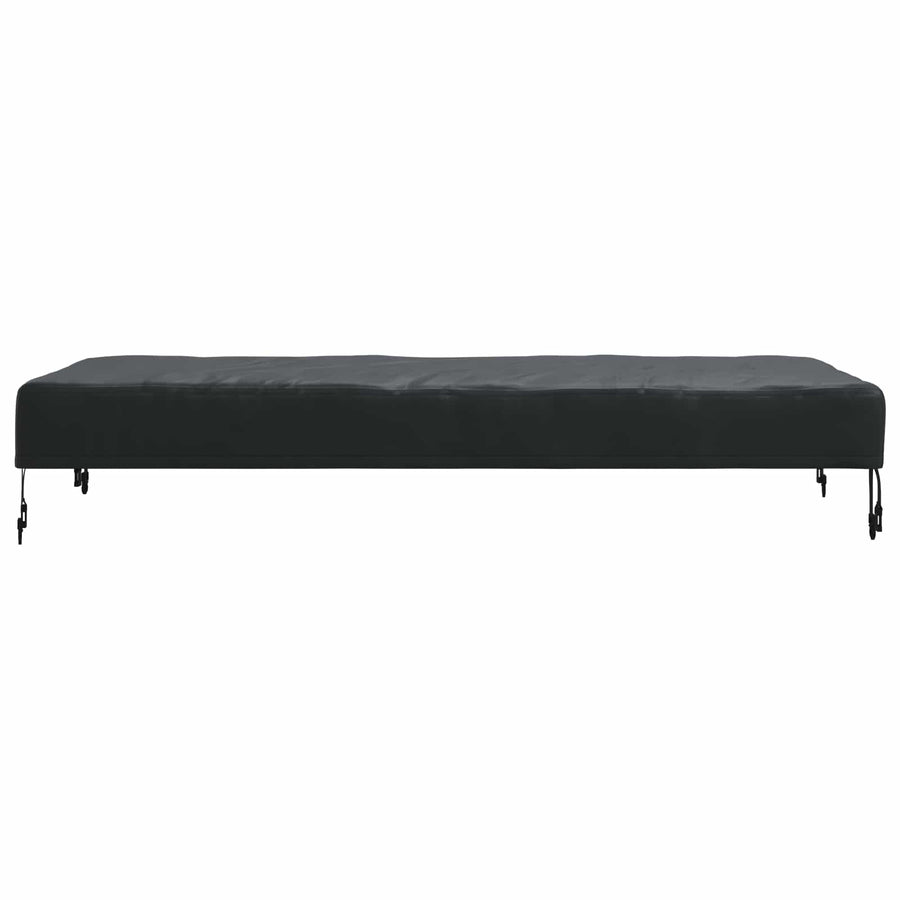 Tafel Dek Effen Zwart 122 x 72 x 15 cm Stof