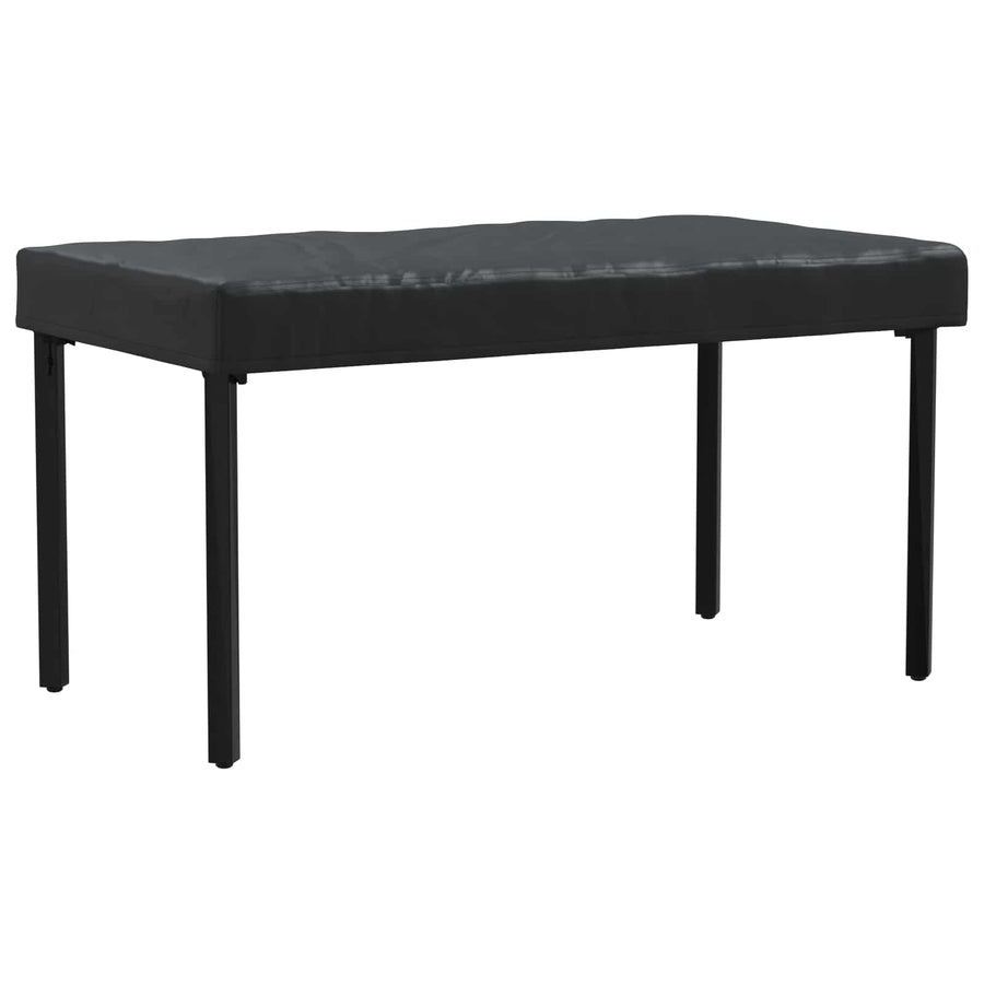 Tafel Dek Effen Zwart 122 x 72 x 15 cm Stof