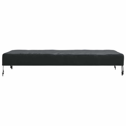 Tafel Dek Effen Zwart 142 x 82 x 15 cm Stof