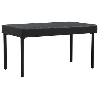Tafel Dek Effen Zwart 142 x 82 x 15 cm Stof
