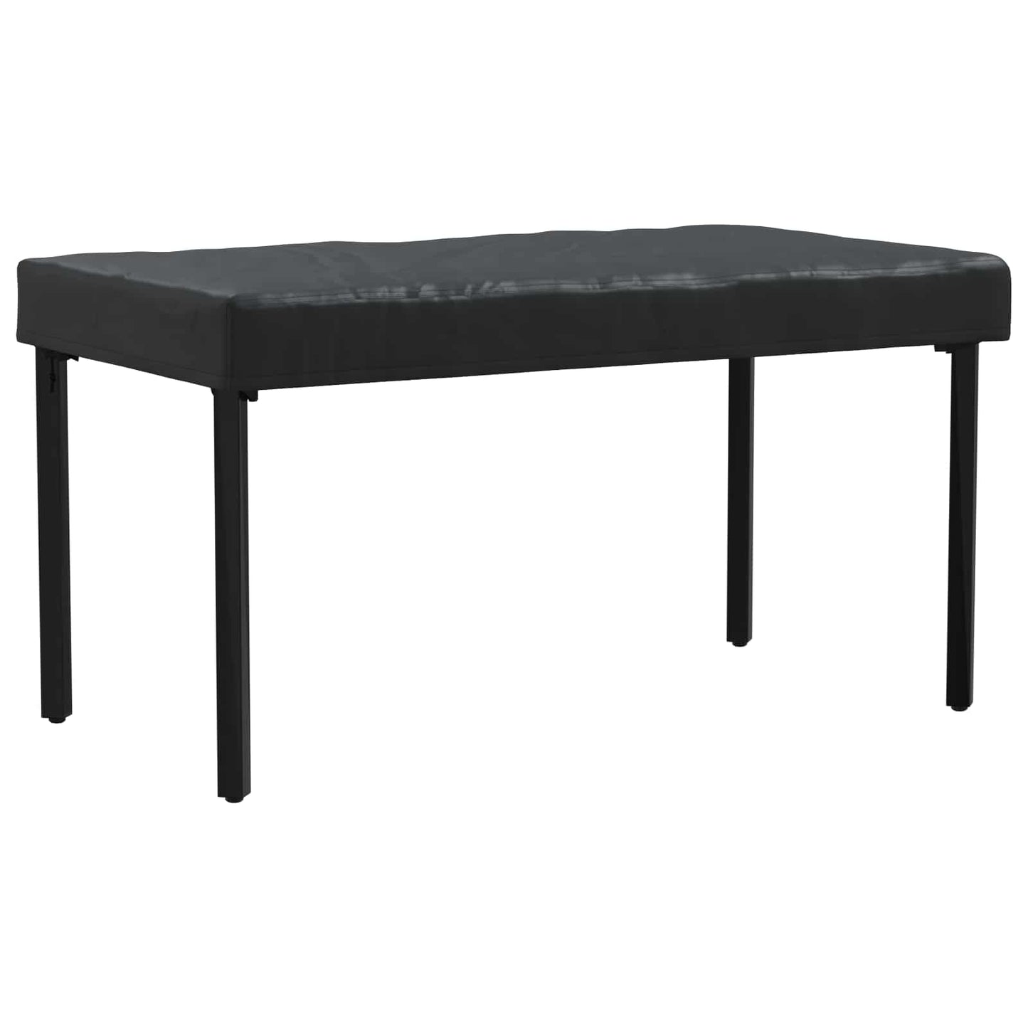 Tafel Dek Effen Zwart 142 x 82 x 15 cm Stof