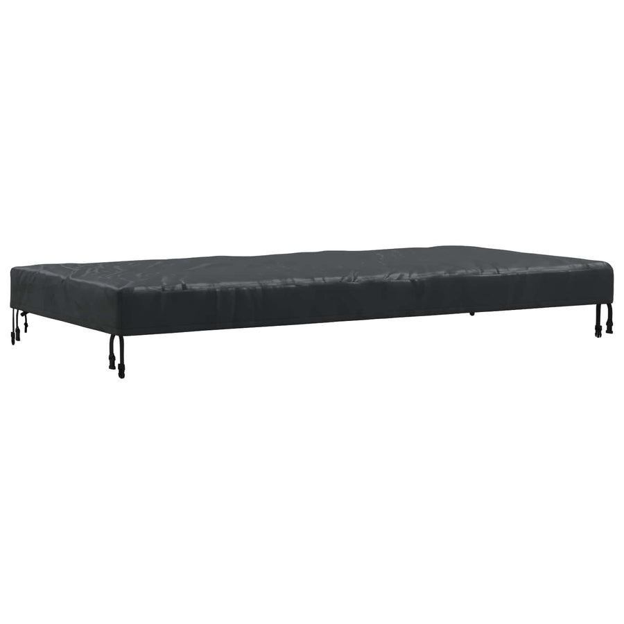 Tafel Dek Effen Zwart 162 x 92 x 15 cm Stof