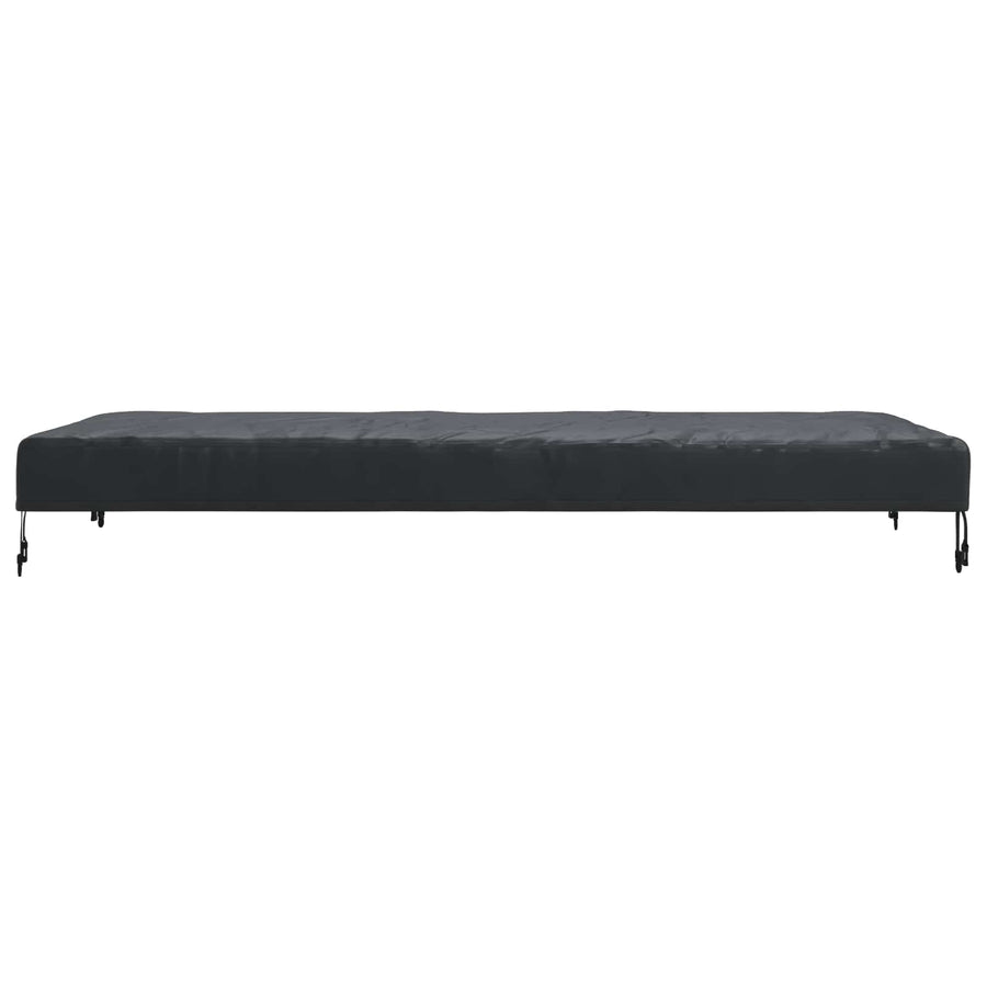 Tafel Dek Effen Zwart 182 x 92 x 15 cm Stof