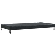 Tafel Dek Effen Zwart 202 x 102 x 15 cm Stof
