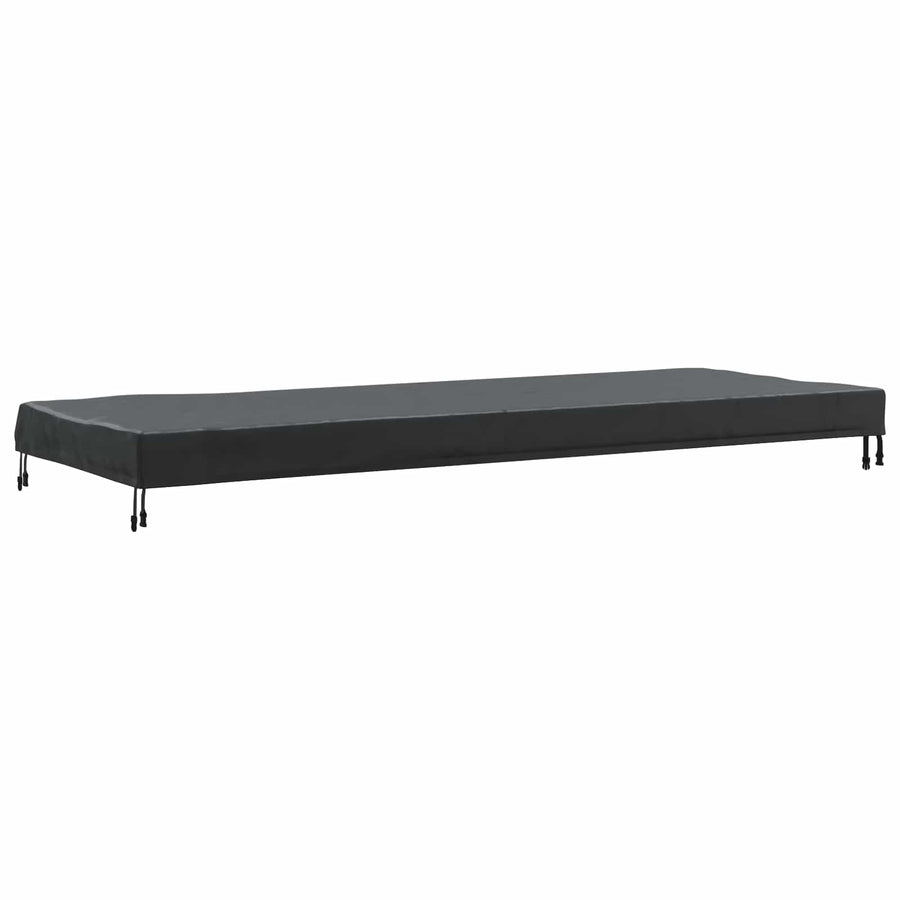 Tafel Dek Effen Zwart 102 x 202 x 15 cm Stof