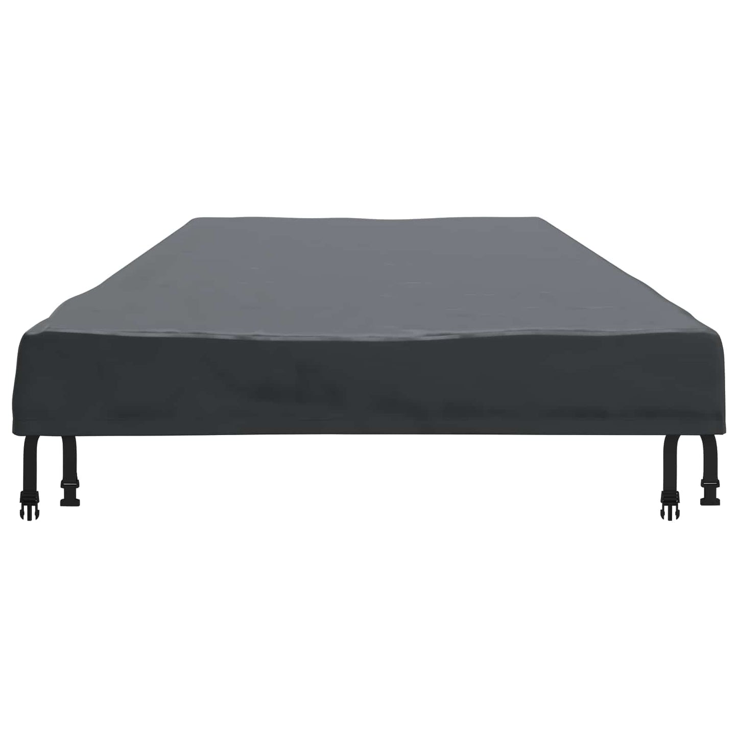Tafel Dek Effen Zwart 102 x 202 x 15 cm Stof