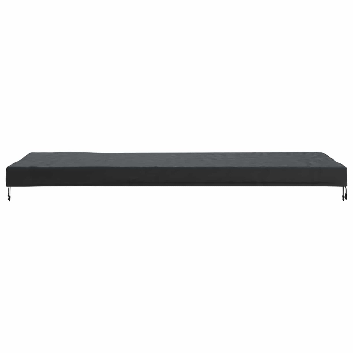 Tafel Dek Effen Zwart 262 x 102 x 15 cm Stof