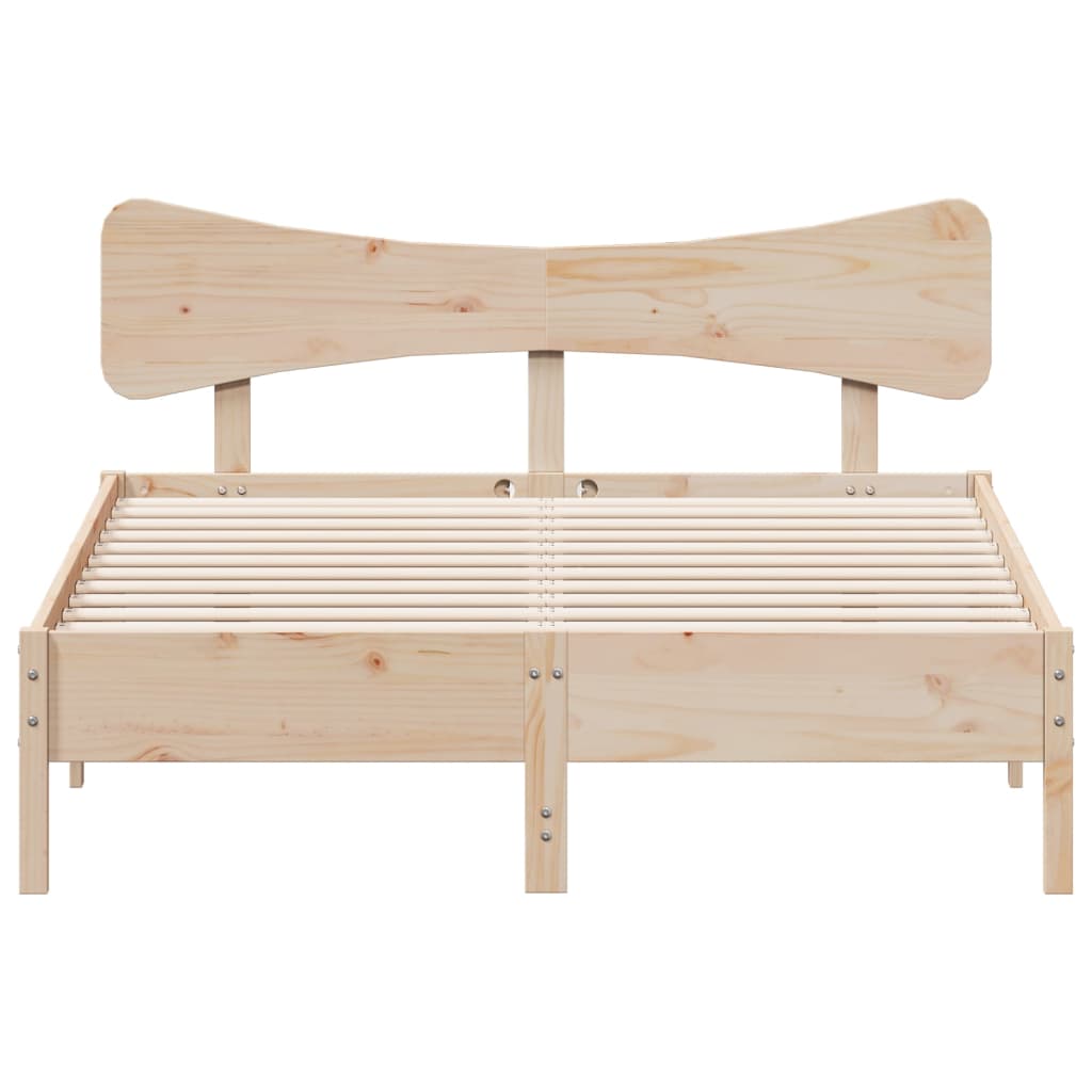 Bedframe zonder matras massief grenenhout 120x200 cm