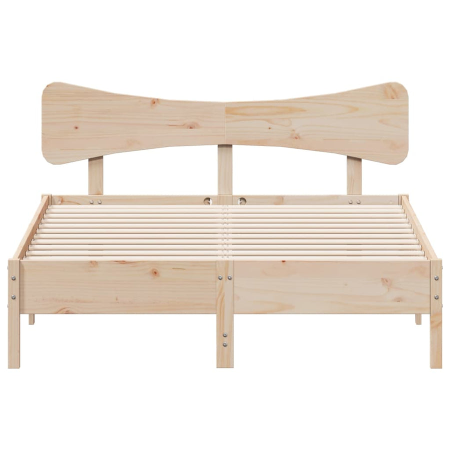 Bedframe zonder matras massief grenenhout 120x200 cm