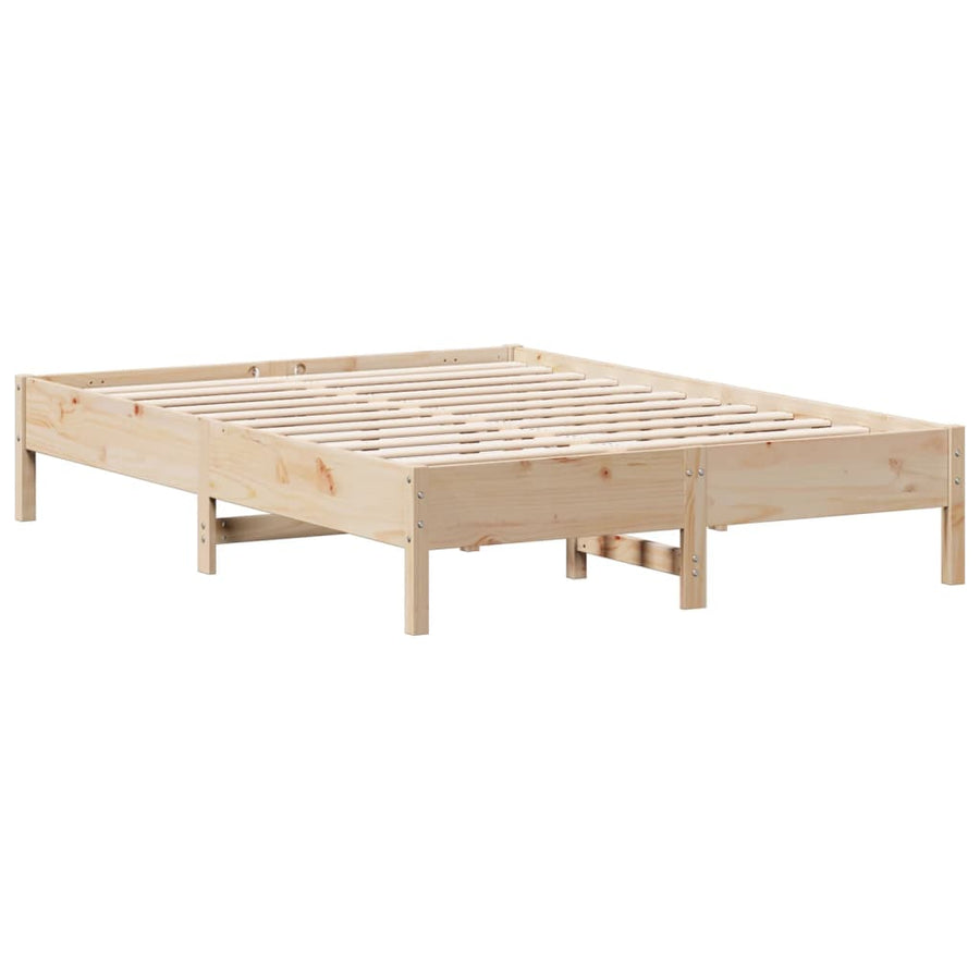 Bedframe zonder matras massief grenenhout 120x200 cm