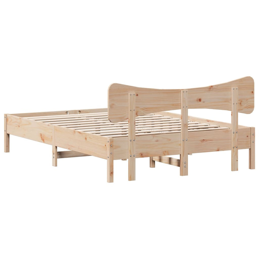 Bedframe zonder matras massief grenenhout 120x200 cm