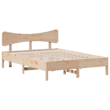 Bedframe zonder matras massief grenenhout 120x190 cm